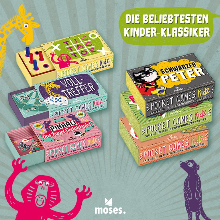 Pocket Games Kidz Spieleklassiker moses. Verlag Kreativbunker